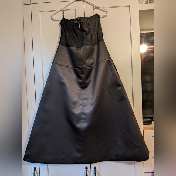 Zara Limited Edition Strapless Black Party Dress - Picture 6 of 6